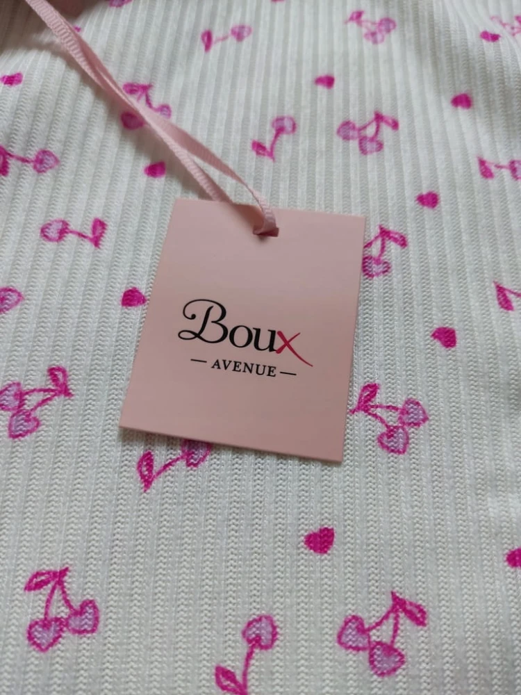 Boux Avenue piżama damska kombinezon XXL 44 różowe wiśnie NOWA