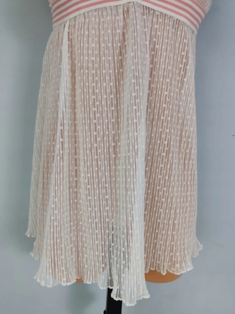 Boux Avenue koszulka nocna babydoll XXL 44 haft tiul romantyczna halka nowa